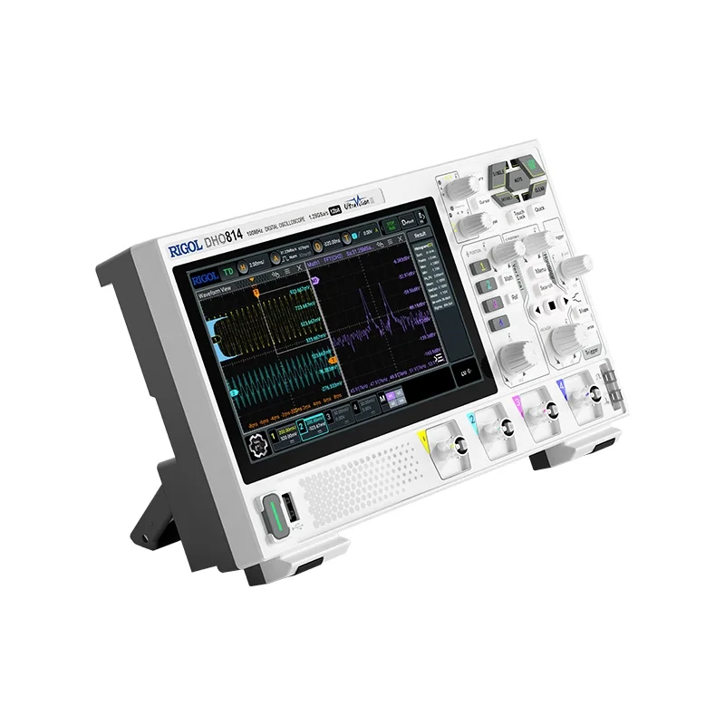 Rigol Super Light Digital Oscilloscope DHO802/DHO804/DHO812/DHO814 2/4Channel 70/100MHz 12 Bit 1.25GSa/Sec 25MPts Depth 3