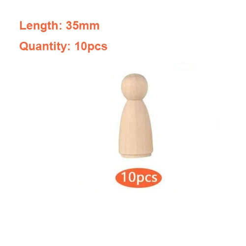 10 Unfinished Wooden Tree Shapes - Natural Wood DIY Craft Trees For Painting & Decorating