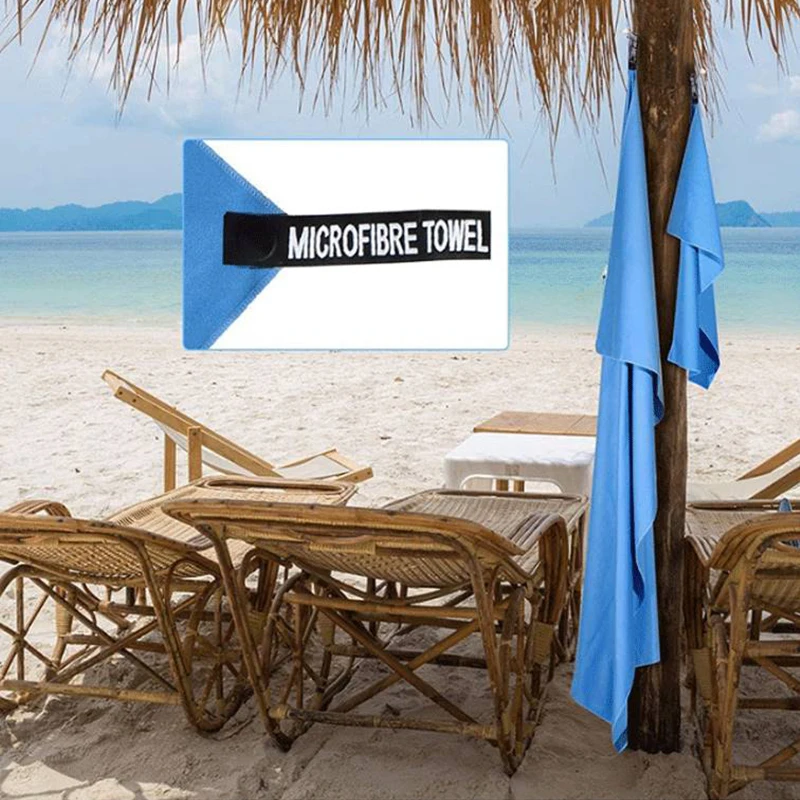 Portable gym swimming yoga beach towels Thickened ultra-soft microfiber towels sports fast-drying absorbent camping towels 5