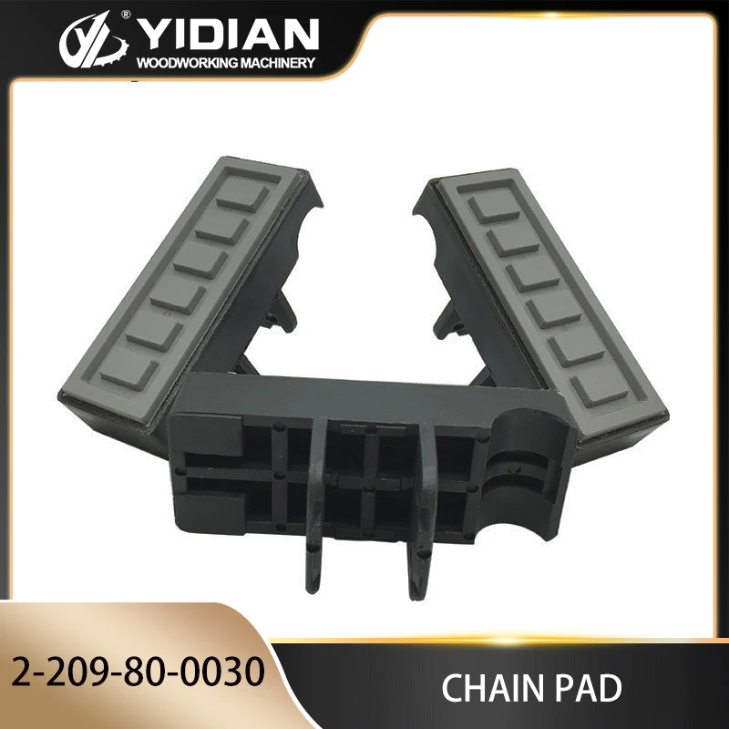 10 pièces 2-209-80-0030 coussin de chaîne de piste de transport 80x30mm machines de plaque de chaîne pour Homag Brandt Machine à plaquer les chants travail du bois