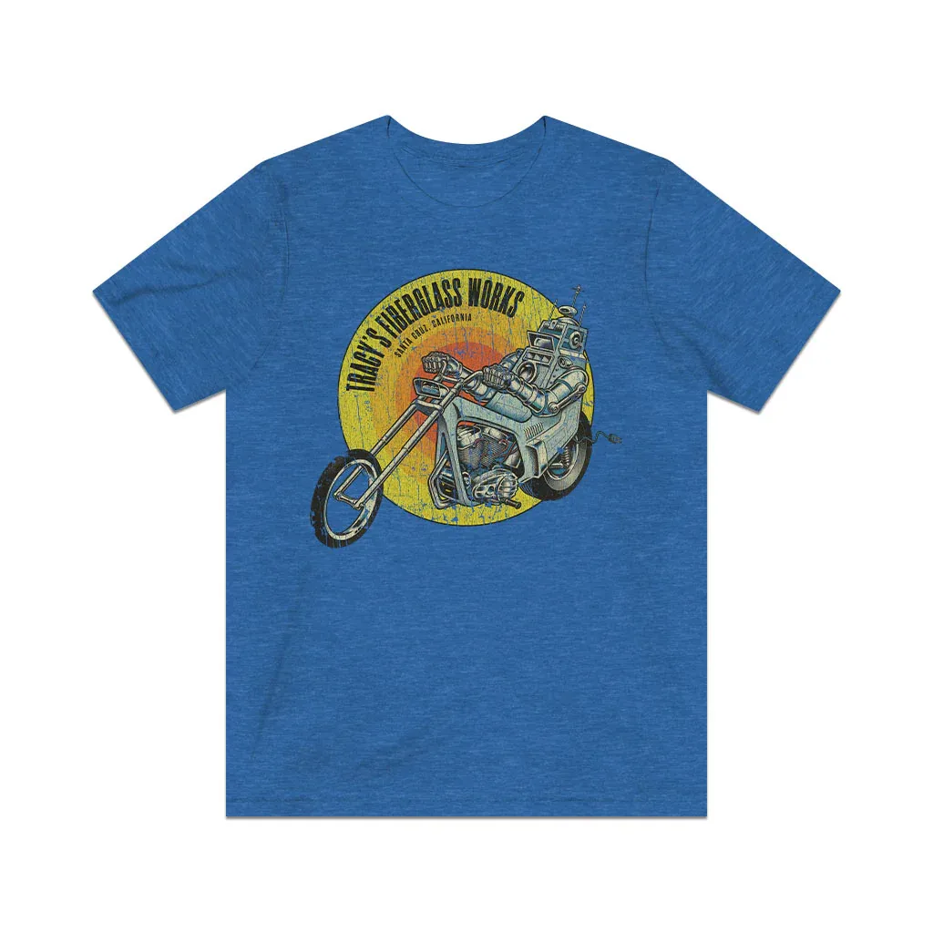 Tracy S In Fibra Di Vetro Funziona 1970 T-Shirt Da Uomo Vintage A Maniche Lunghe O Corte