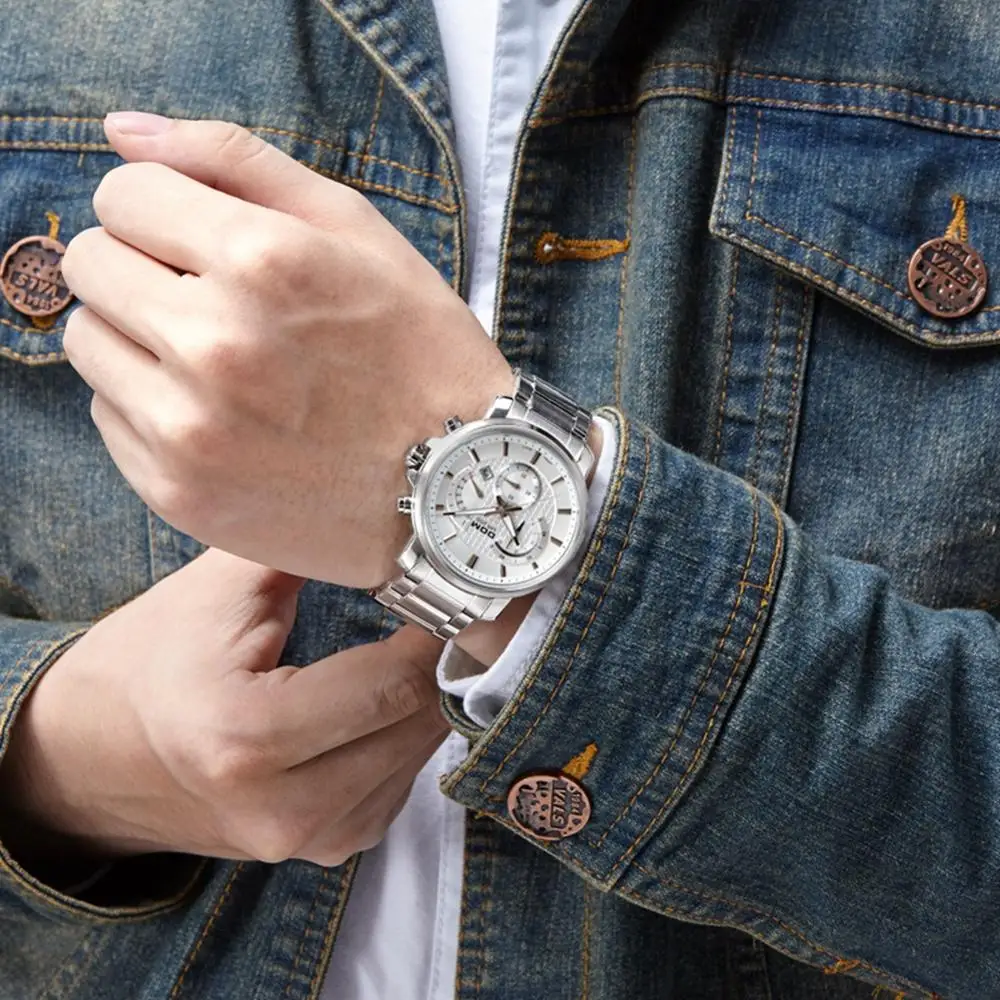 DOM  Luxury Brand Watches Men Sports Watches Waterproof Luminous Quartz Men Business Wrist Watch Clock Male Relogio M-506D