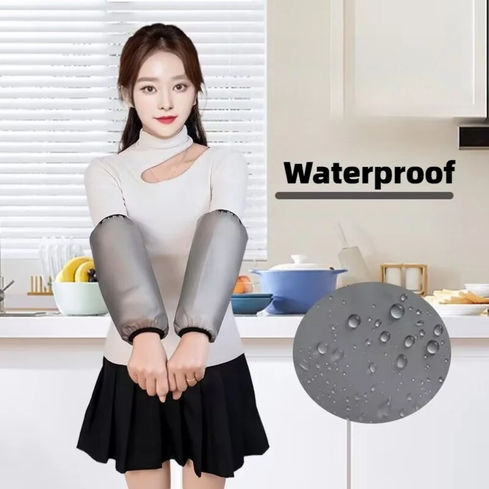 Waterproof TPU Protective Cleaning Arm Sleeves for Kitchen and Housework