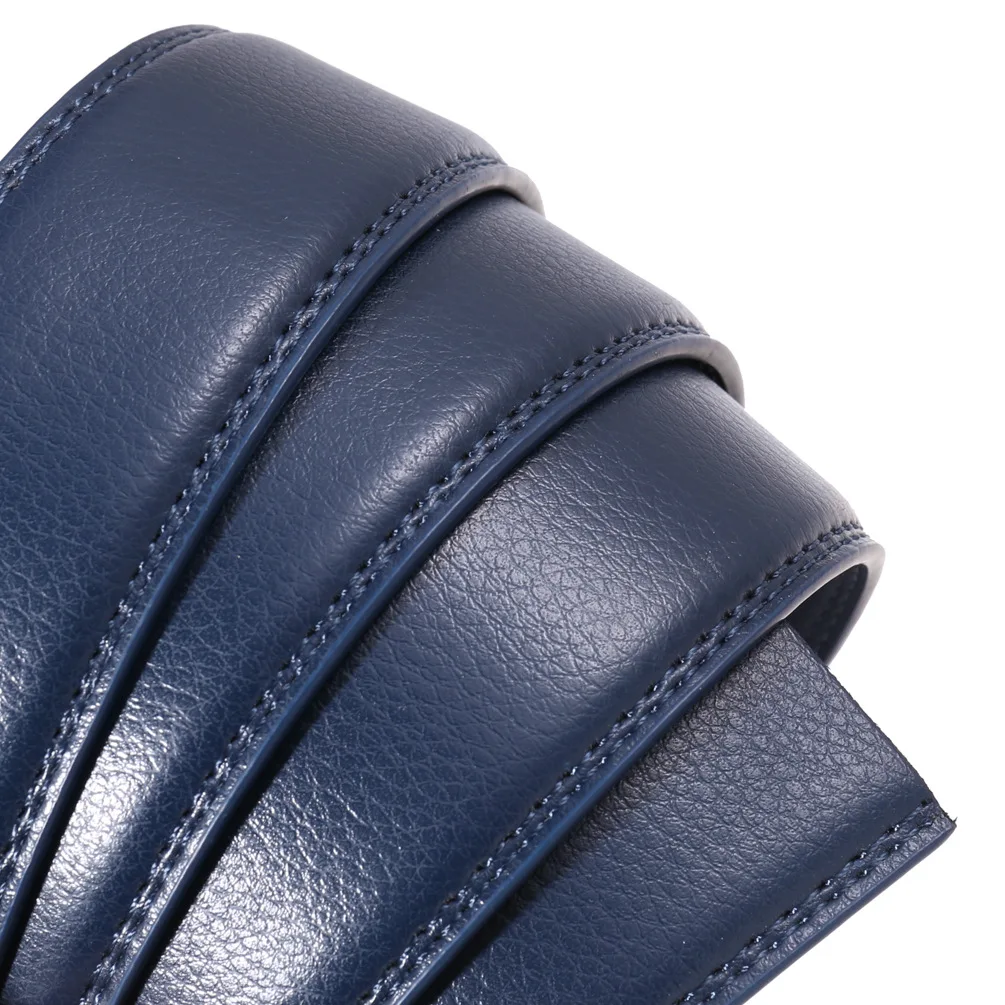 3.5cm Width Durable Without Buckle Replacement Waistband Classic Waistband Genuine Leather Belt Non-porous Girdle