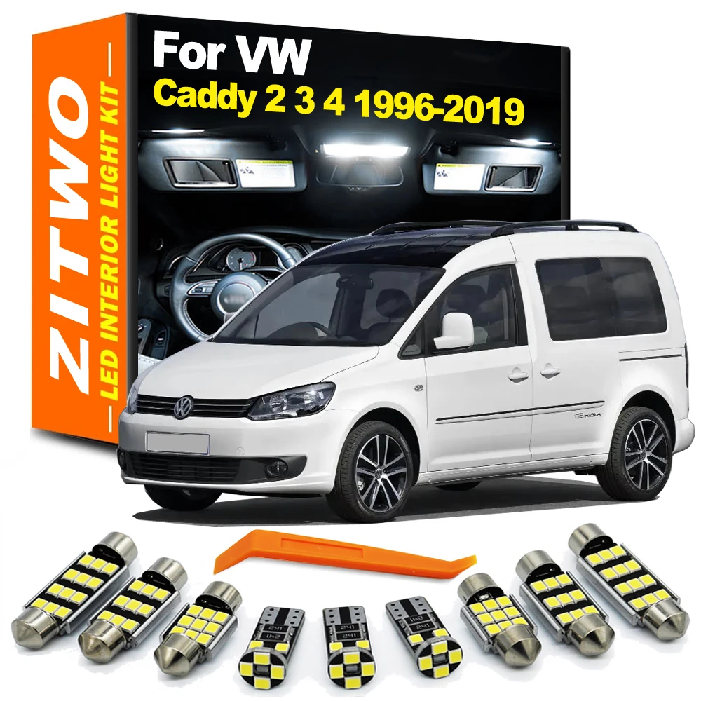 Zitwo Led Interior Dome Light Bulb Kit For Vw Volkswagen Caddy Ii Iii