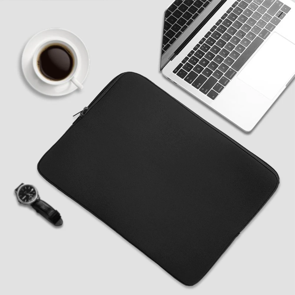 【Sale】14inch Laptop Bag Laptop Sleeve Color Double Hand Carry Bag Notebook Protective Case Laptop Sleeve