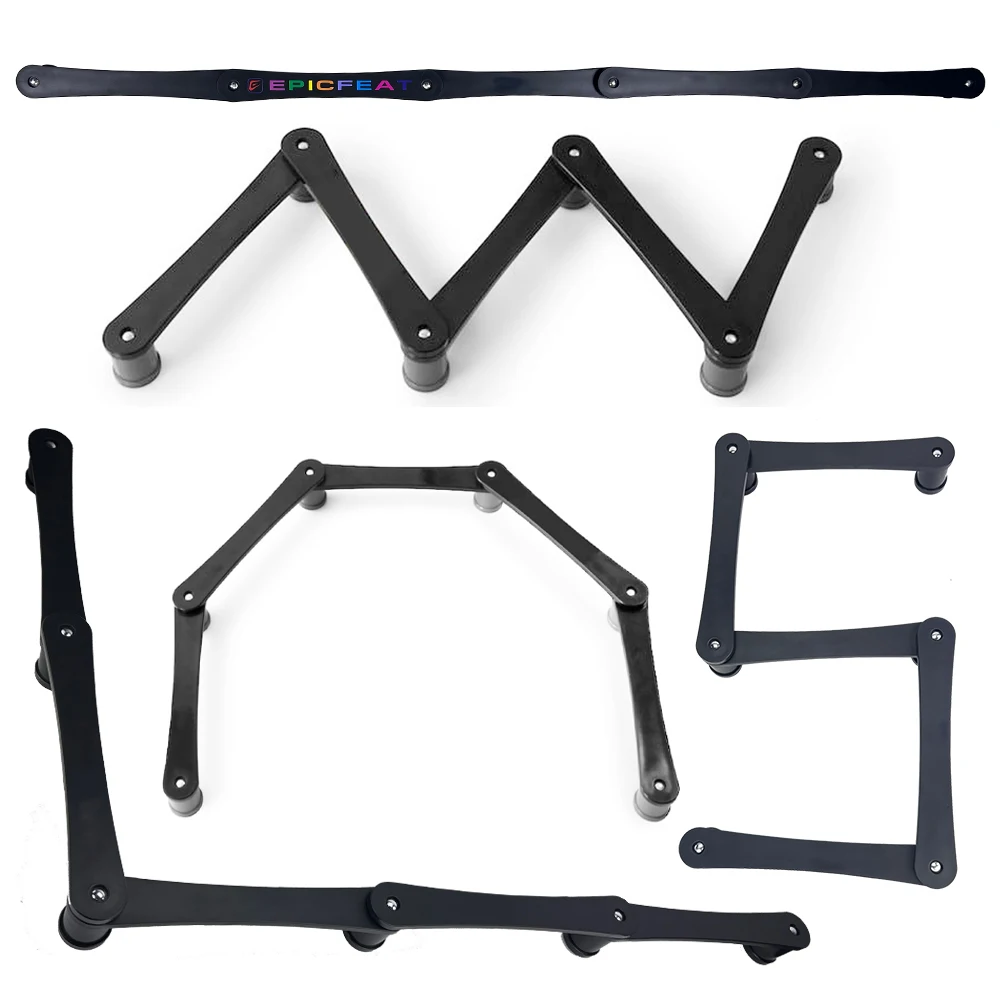 Dryland Hockey Practice LOSKIA Hockey Stick Handling Trainer - 5/7 Section Adjustable Trainer For Puck Control Practice, Portable & Foldable Adjustable Puck Control Training Aid - View #4
