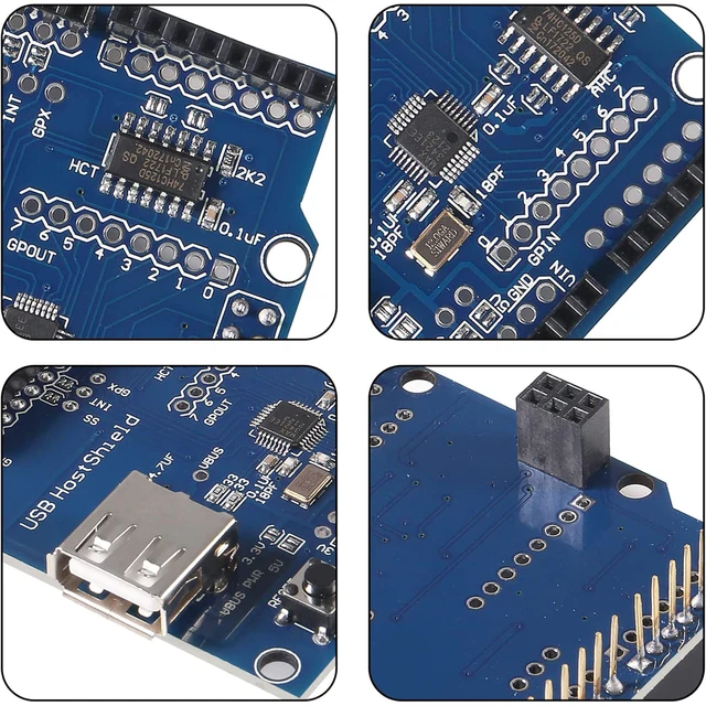 USB Host Shield Per Arduino - Compatibile Con Google Android ADK E HUB USB - Foto 3