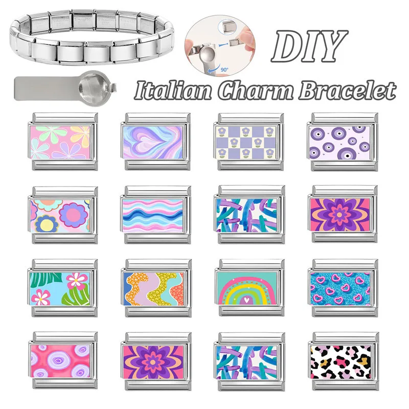 Y2K DIY Charm Bracelet Stainless Steel