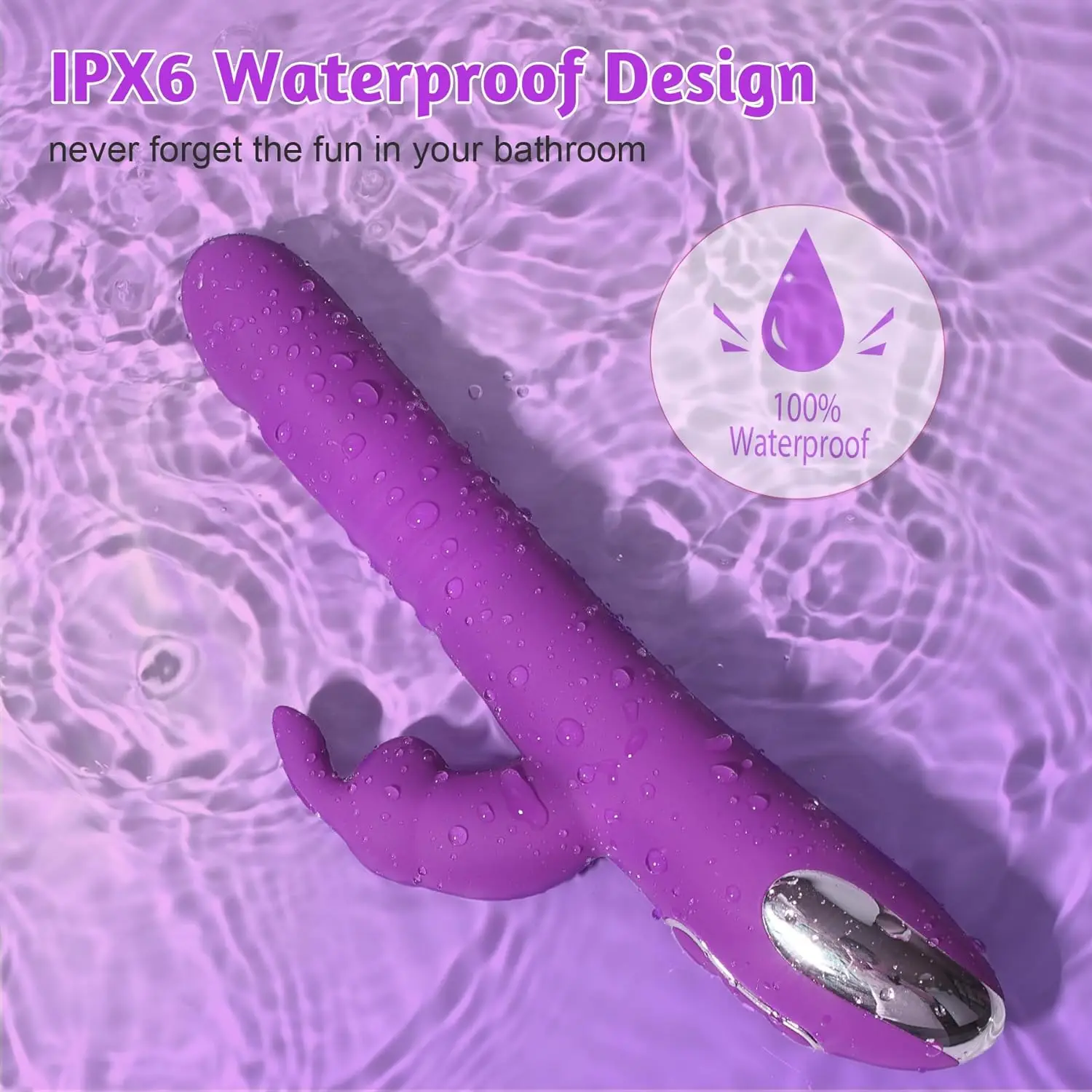 Vibrators Thrusting Rabbit Vibrator G Spot & Clitoris Stimulator Female Sex Toys Adult Toys