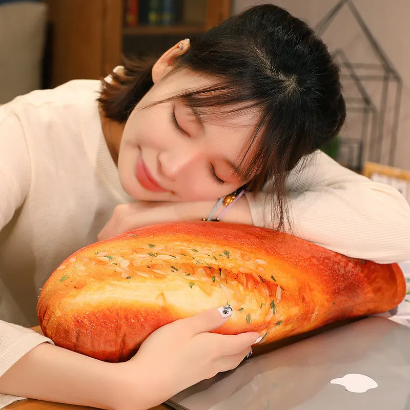 20~110cm Long Bread Pillow Stuffed Like Real Sesame S Cheese Denmark Toast  Chopped Green Onion Sleeping Hug Support Leg Gift - AliExpress