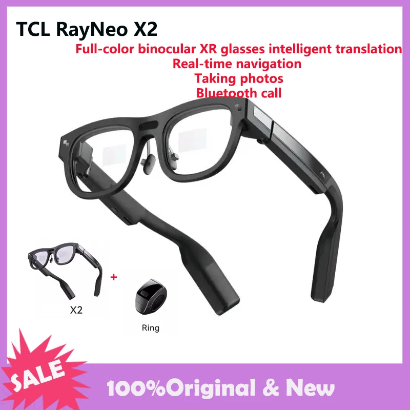

Бинокулярные очки TCL RayNeo X2 AR, полноцветные дисплеи 1080P XR