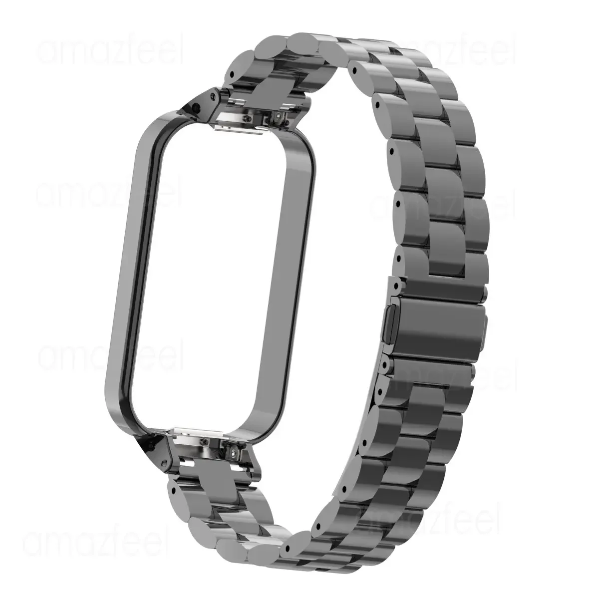 

Metal Case Protector For Xiaomi Smart Band 8 Active Strap Stainless Steel Strap Bracelet For redmi smart band 2 Protect Cover