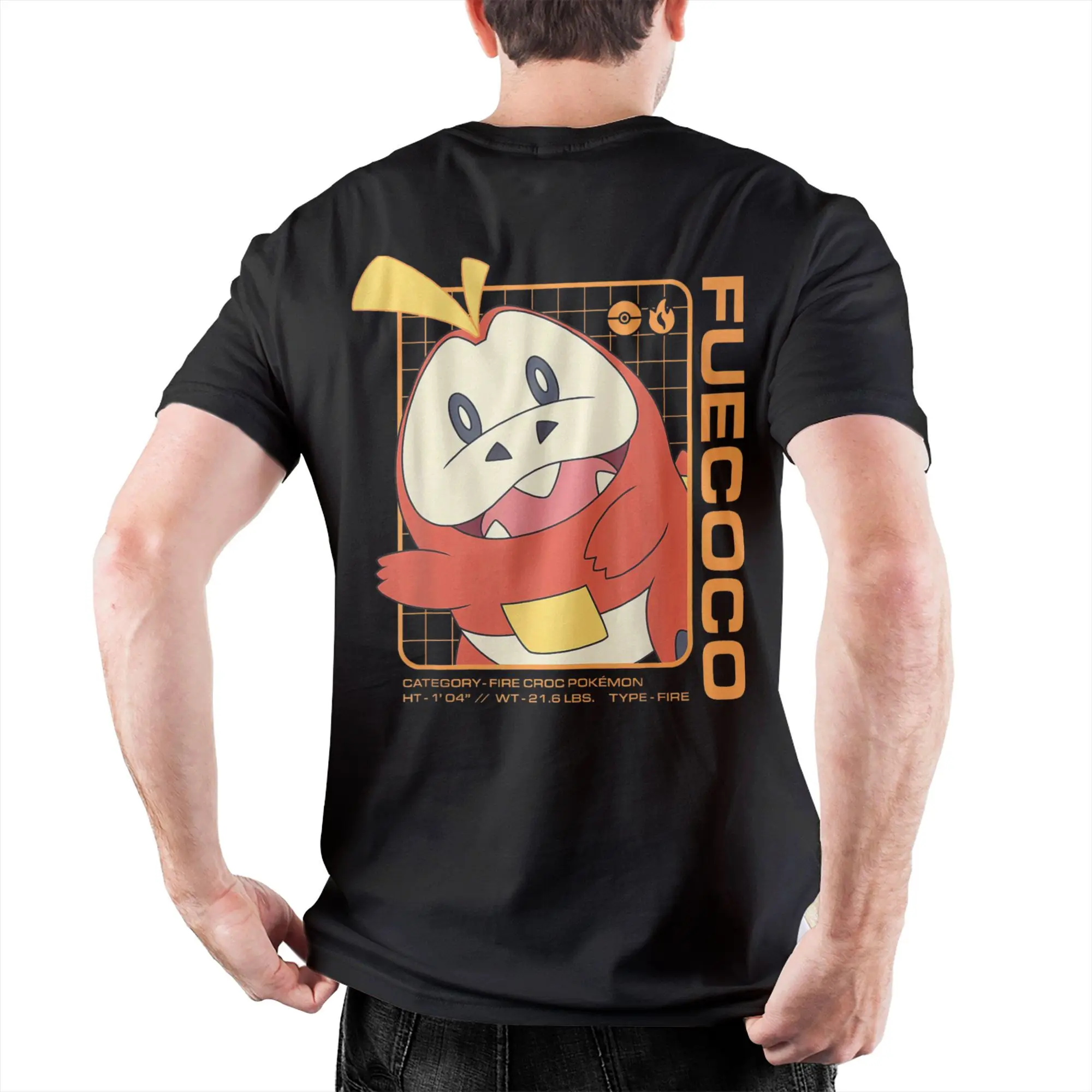 Unisex Charizard Graphic T-Shirt - 100% Cotton, Short Sleeve, Round Collar, Casual Summer Tee