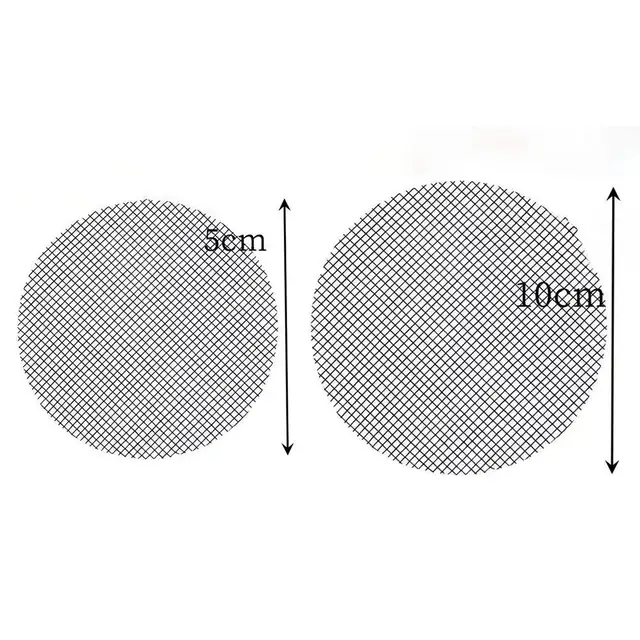 50 pièces Pot de fleur trou maille Pad respirant bonsaï maille Drainage écrans bonsaï Pot bas grille tapis Drainage maille trou écran 6