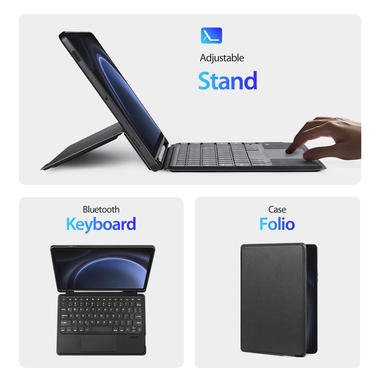 Tablet Keyboard Case for Galaxy Tab