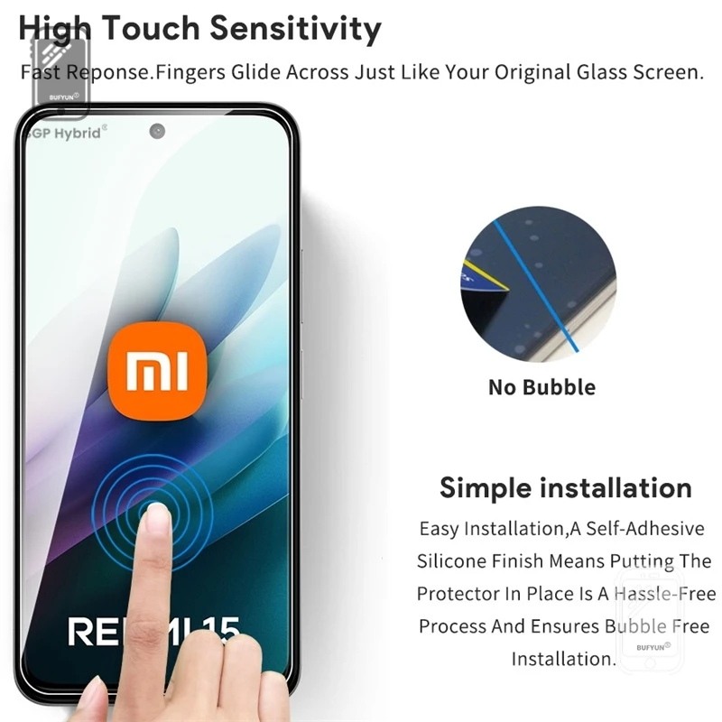 Premium 9H Clear Tempered Glass Screen Protector - Toughened Guard Film