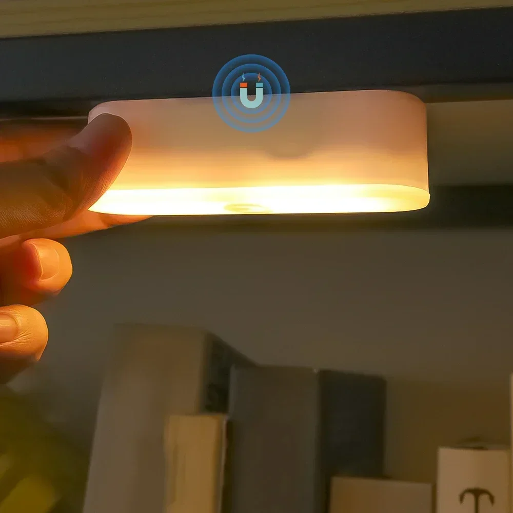 3 Modes Magnetic Touch Light LED Night Lights USB Charged Dimmable Office Study Reading Desk Lamp Removable Bedside Wall led night light night light led night lamp led reading lamp