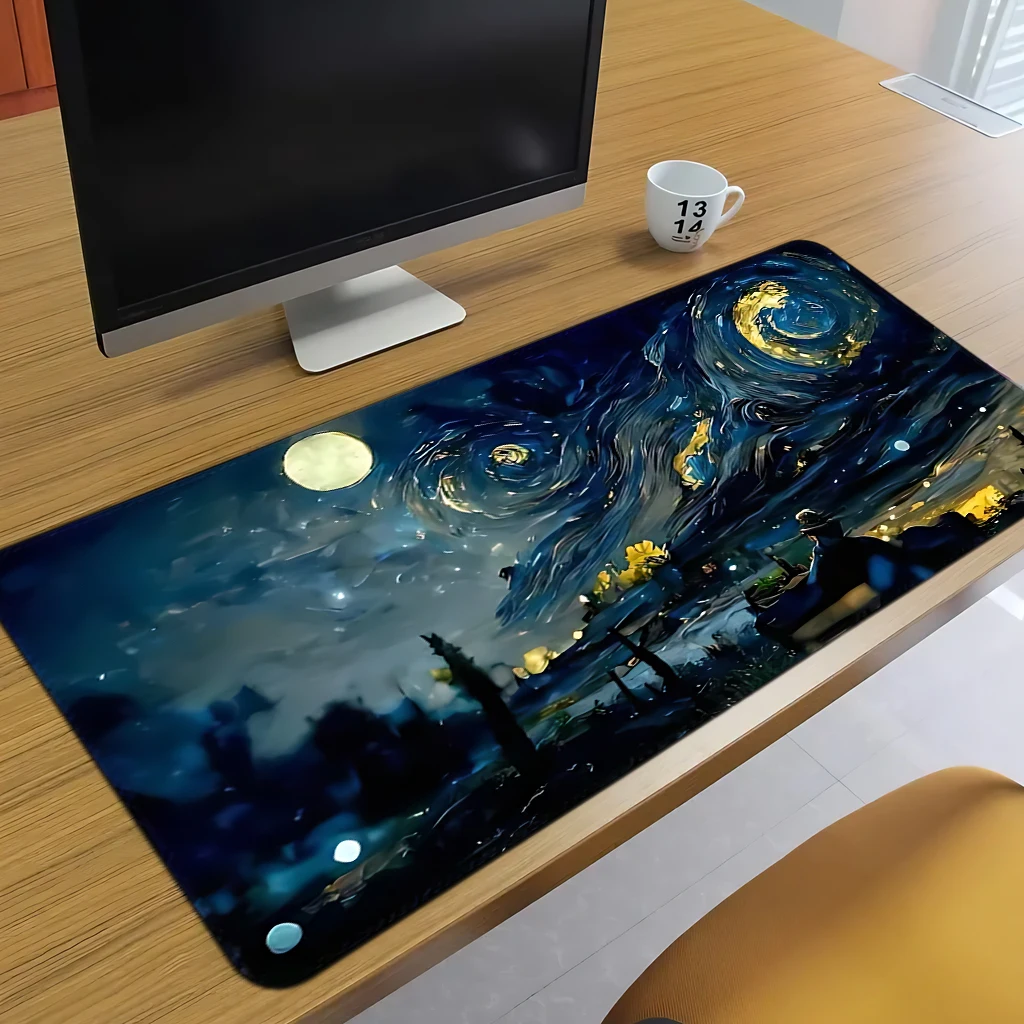 Large gaming, e-sports, computer, extra-large, extended and thickened mouse pad, desktop pad, table pad, anti-slip mouse pad