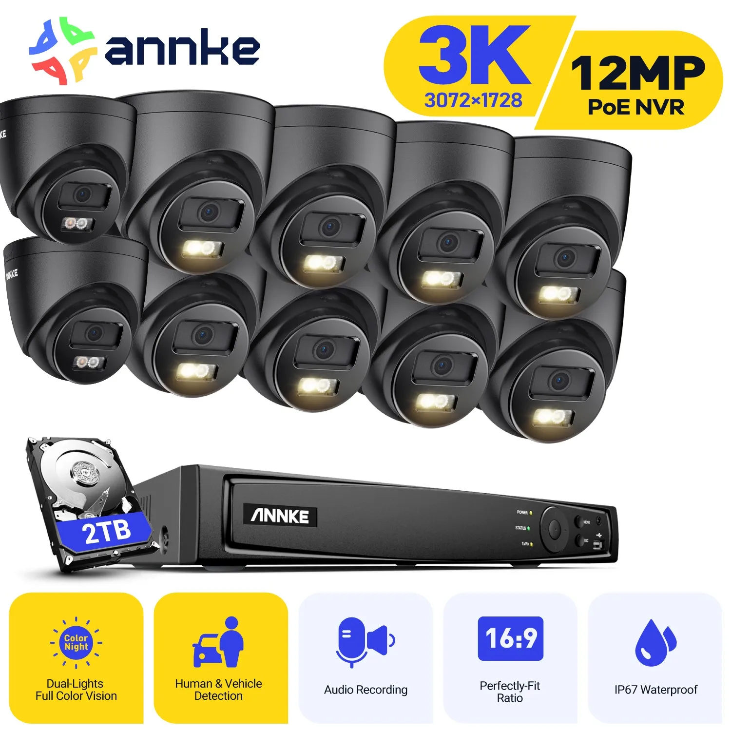 10PCS 2TB