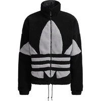 Adidas veste chaude officielle à trois rayures pour hommes et femmes en laine d'agneau à col montant HC0325 5