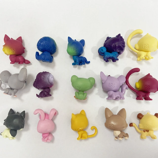 Buy 5 Get 2 Gifts 4-5 cm Loose Old Pet Shop Toys Cat Puppy Kitten Figure  Mini Toy Figures Classic Little Pet Toys