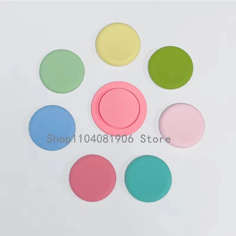 귀여운 Coloful 실리콘 라운드 마그네틱 홀더 그립 Tok Griptok 전화 스탠드 홀더 패드 Magsafe Smart Tok 용 iPhone 15 지원