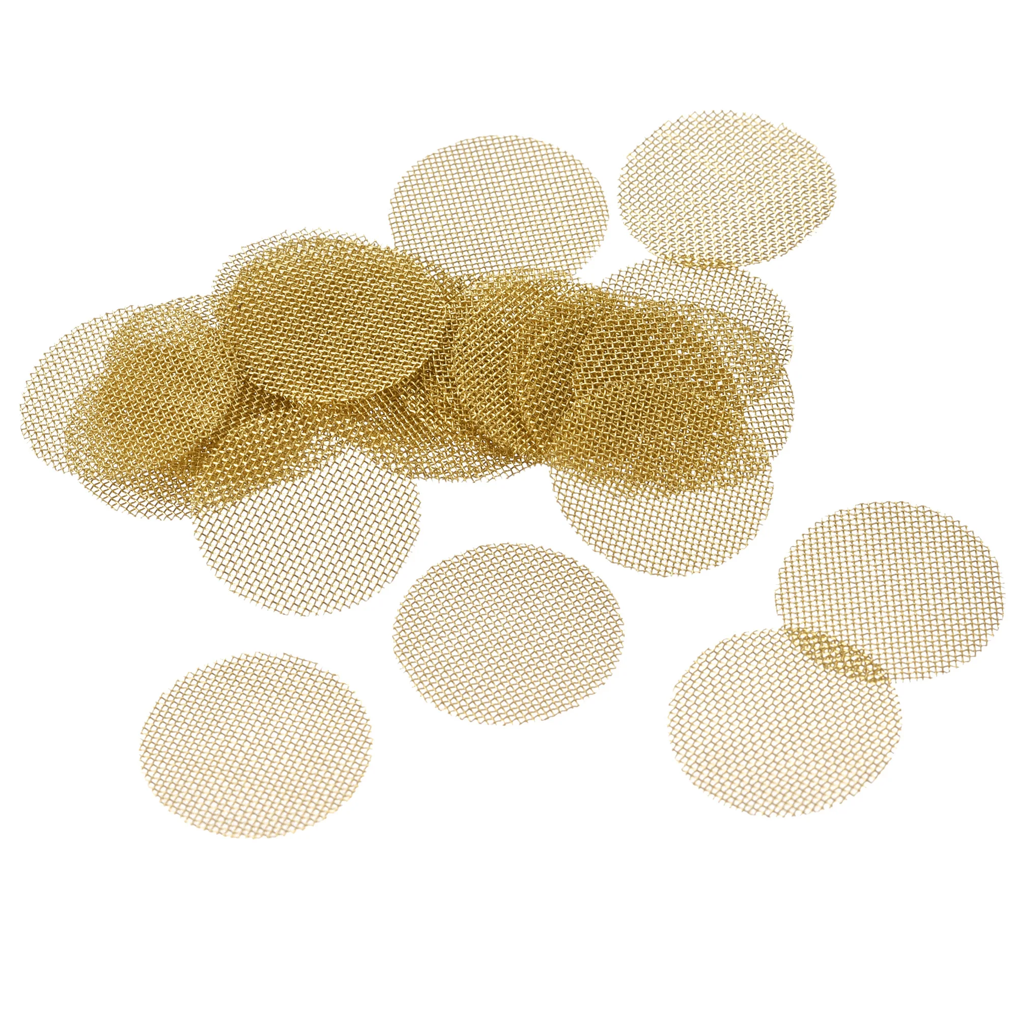 30Pcs 15Mm Di Diametro Schermo Per Tubi Schermi In Ottone Accessori Per Fumatori Multifunzionali Per Filtro Per Tubi