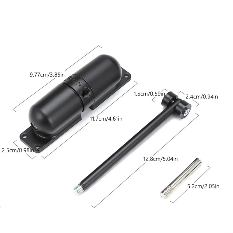 Automatic Door Closers Safety Spring Door Closers Adjustable Closing Hinge Surfaces Mounted Auto Spring