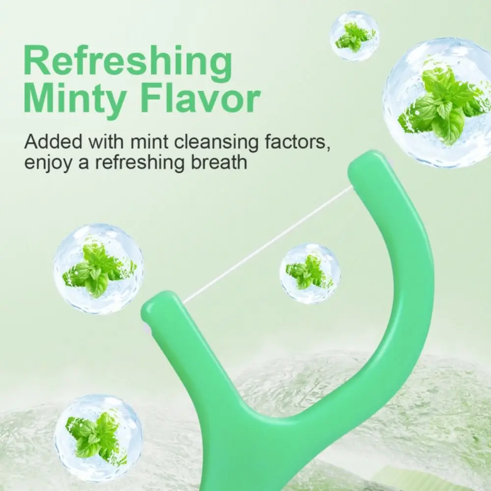 Hot Deep Cleaning Mint Dental Floss Stick Interdental Cleaning Portable Disposable Care Oral Care Home
