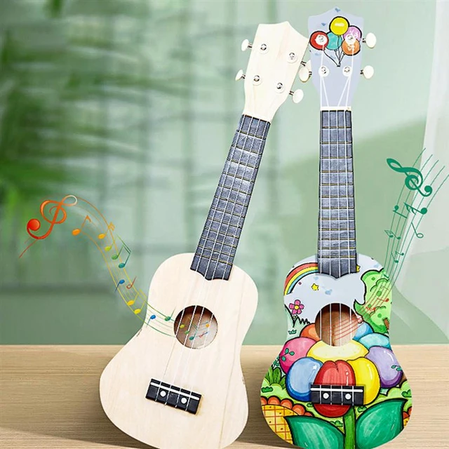 1 Pièce Jouet De Guitare De Musique De Conception De Graffiti Pour