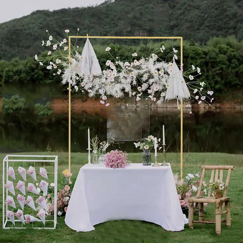Flower Balloon Backdrop Stand Wedding Decoration Popular Metal Board Bracket Decoracion Boda Western Party