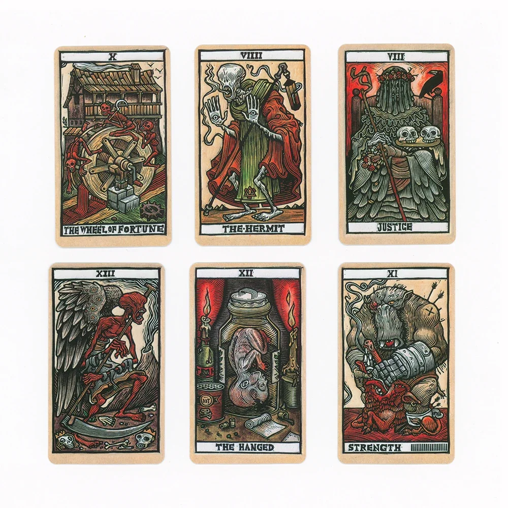78 Cards Tarot Book for Beginners with PDF Guidebook Fate Game Affectional Divination Tools 4