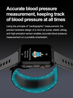 TK63 Smart Watch 1.91 inch full touch screen Air Pump+Airbag blood pressure voice broadcast Healthy smartwatch for Men Women 2