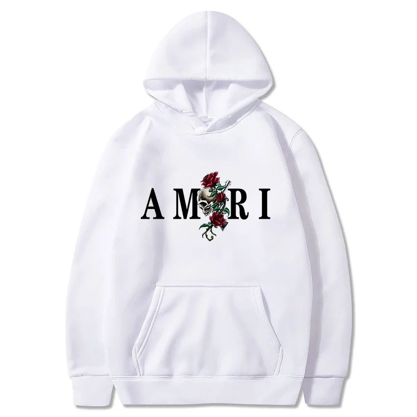 Zip Up Hoodie Sweatshirt Jacket Fleece Hoodies Print Hoodies Amri Men's and Women's Fashion Trend Printed Sportswear Harajuku Casual Pullover Cool Street Clothing Long Sleeved Hoodies