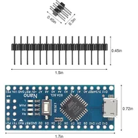 Mini / Type-C / Micro USB Nano 3.0 with The Bootloader Compatible Nano Controller for Arduino CH340 USB Driver 16Mhz ATMEGA328P - Image 3