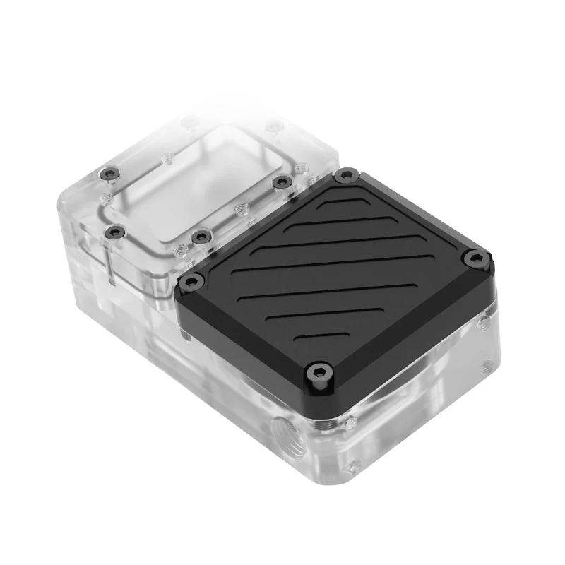 Barrow Itx Computador Caixa Pequena Bomba Reservatório Combinat Mini Tanque de Água para Dividir a Construção Líquida g1 Branco Preto Spd10-t - Imagem 5