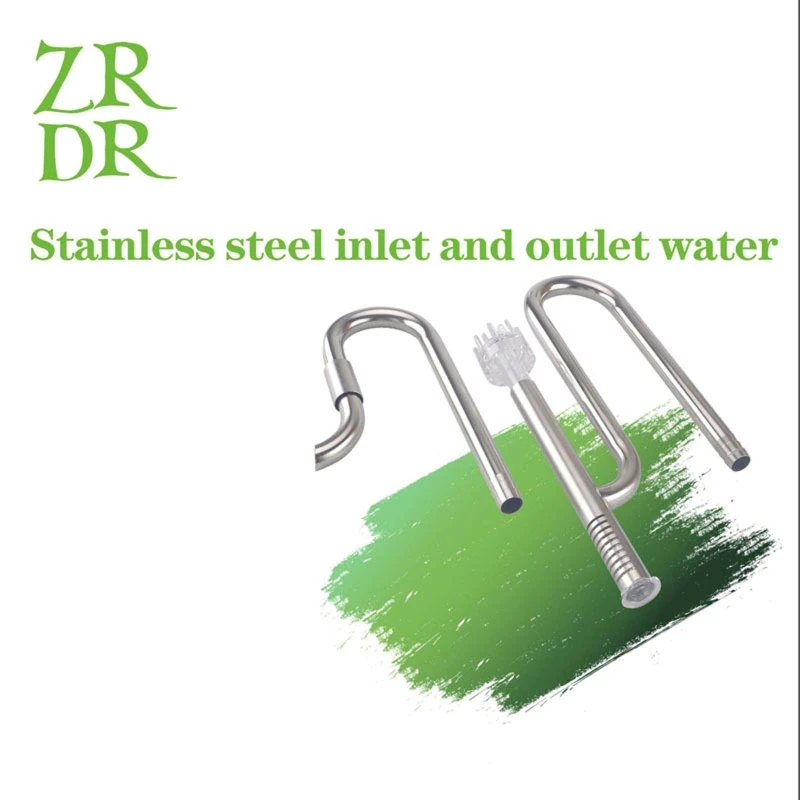 Aquairum Stainless Steel Skimmer Lily Pipe for Tank Filter Pipes Filter Supplies Lily Pipe Inflow Aquarium Inlet Outlet 3