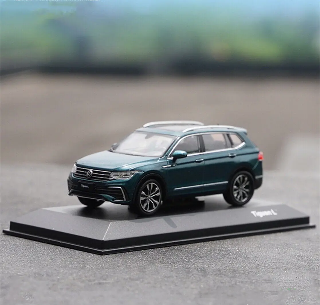 

1/43 Scale New Tiguan L 2022 Green DieCast Car Model Toy Collection NIB