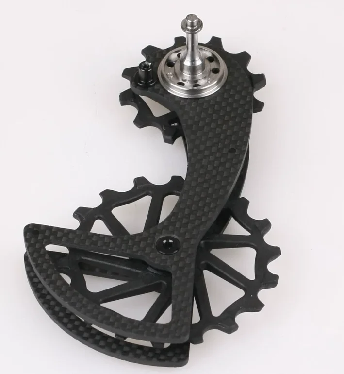 J&L Oversized Ceramic&Carbon Pulley Wheels+Cage-for Sram