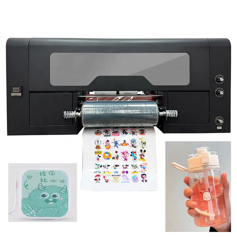 UVDTF Sticker Making Machine double XP 600 head RIP A3 UV DTF Printer for  FOB Delivery - AliExpress