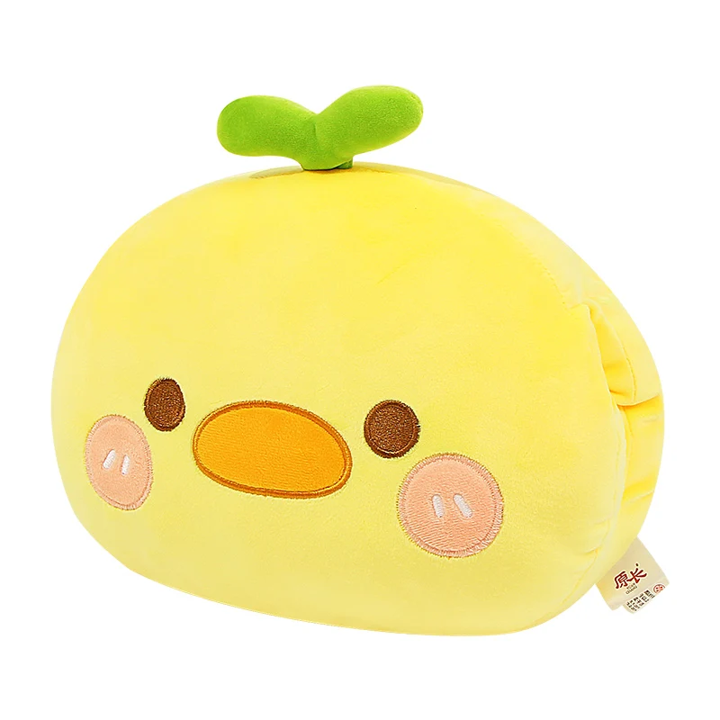 30cm Cartoon Animal Plush Small Pillow Hands Warm Burner Down Cotton Soft Cat Penguin Dinosaur Duck Bear Plushie Peluche Gift 6