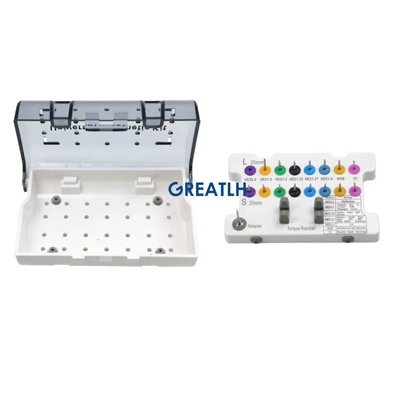 Dental Implant Screw Driver Torque Wrench Screwdriver Dental Restoration Tools Kit Dental Instrument