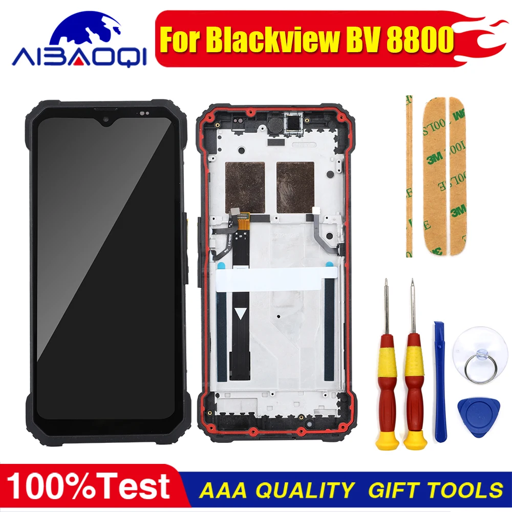 XUNQIYI-ǰ  ġ ũ LCD ÷ Blackview BV8800, BL8800 ,  ͸ Ŀ , Ϻ ü ǰ