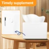 Countertop Paper Towel Dispenser WaterproofVisual Hand Towel Dispenser with Side Clear Window Napkin Dispenser for Home Hotel 4