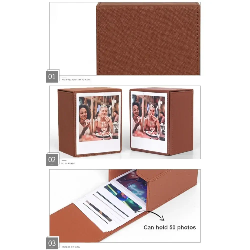 5 Inch Photo Storage Box for Fujifilm Instax Wide 400/300/210/ Wide Printer Instant Camera Accessories Photo Box