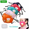 Tcare 1Pcs Bear Face Mouth Mask Reusable Breathable Cotton Protective Children Kid Cartoon Cute PM2.5 Anti-Dust Mouth Face Mask 1