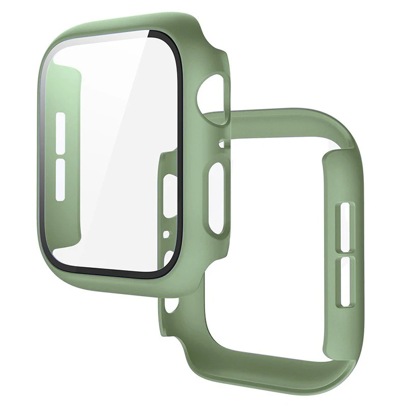 Gehärtetes Glas+Hülle für Apple Watch Ultra 3 2 49mm 11 10 9 8 7 46mm 42mm 45mm 41 PC Stoßfänger Schutzhülle IWatch 7 6 5 SE 44 40mm – Detail 17