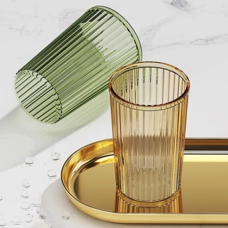 Acrylic Mouthwash Cup Toothbrush Bathroom Cup Light Luxury Style Bathroom Storage Accessories Toothbrush Holder toothbrush holder