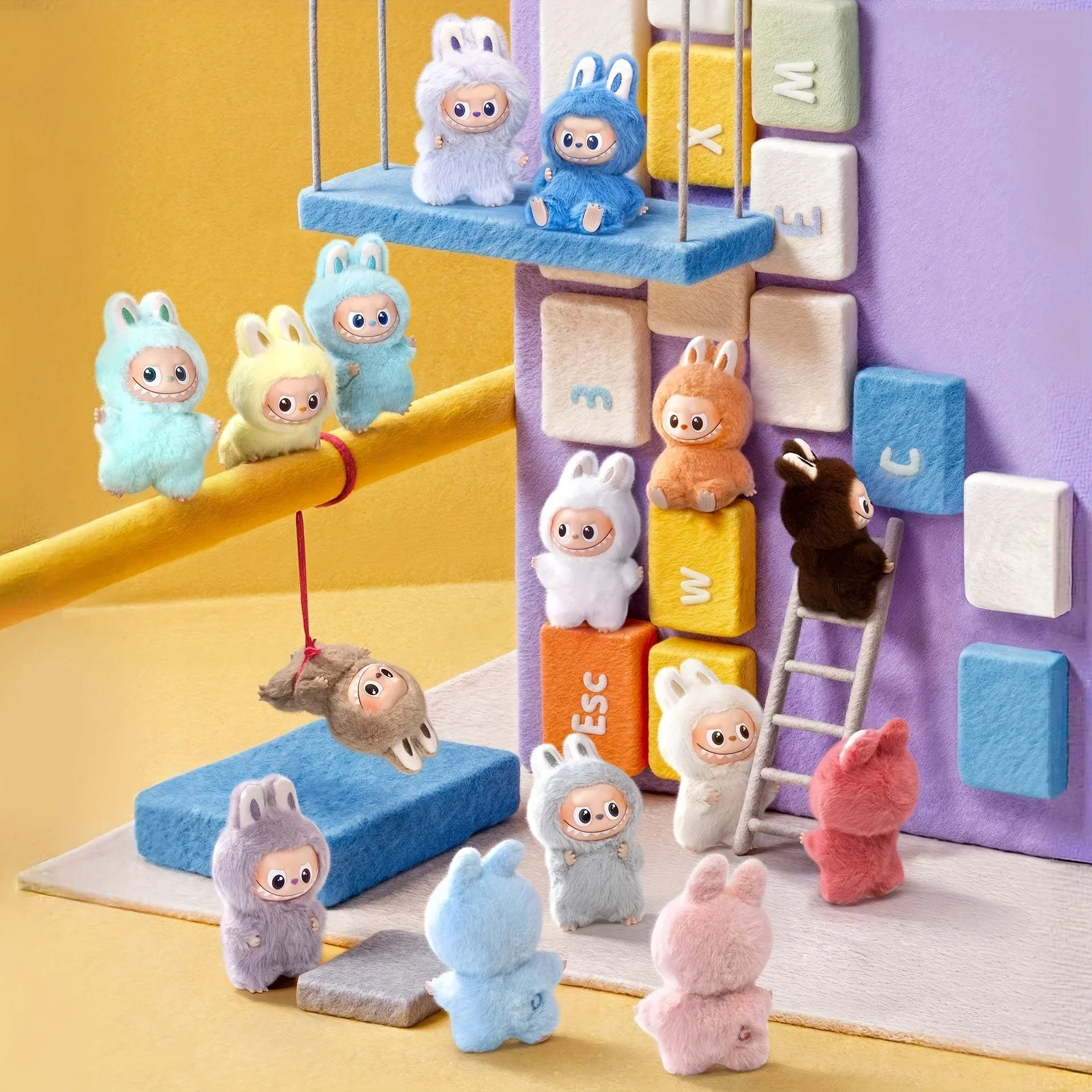 Labubu Monsters Plush Pendant Pin 6